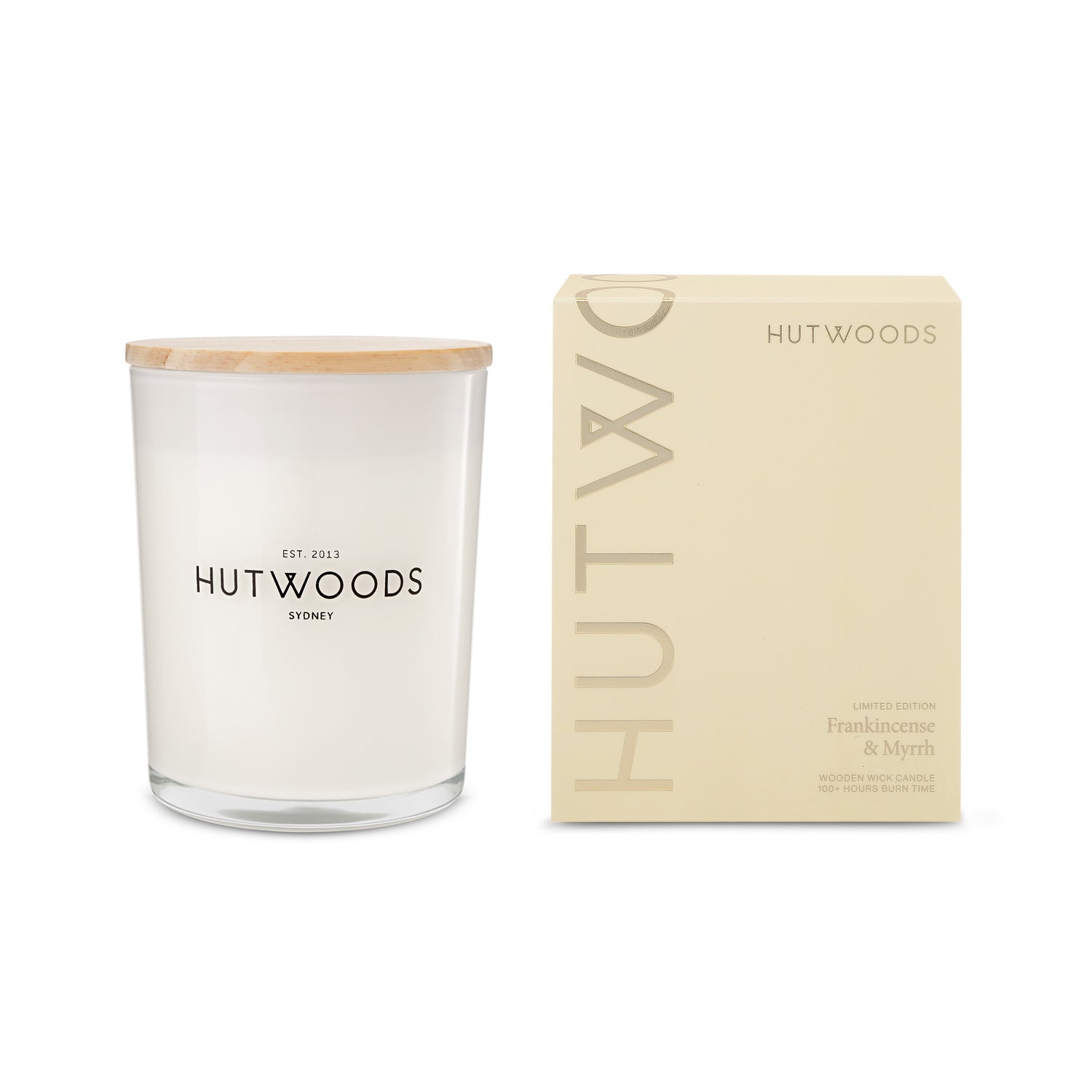 Hutwood Frankincense and Myrrh - 100 hour Candle