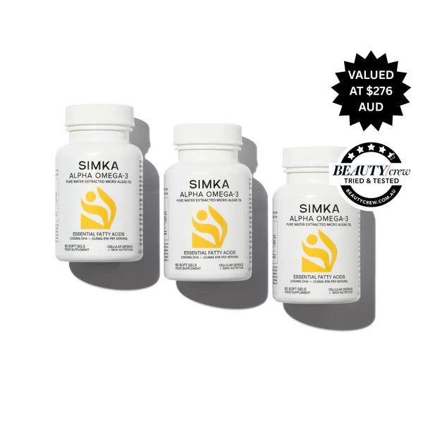 Bundle 3 x Simka Alpha Omega-3 Soft Gels