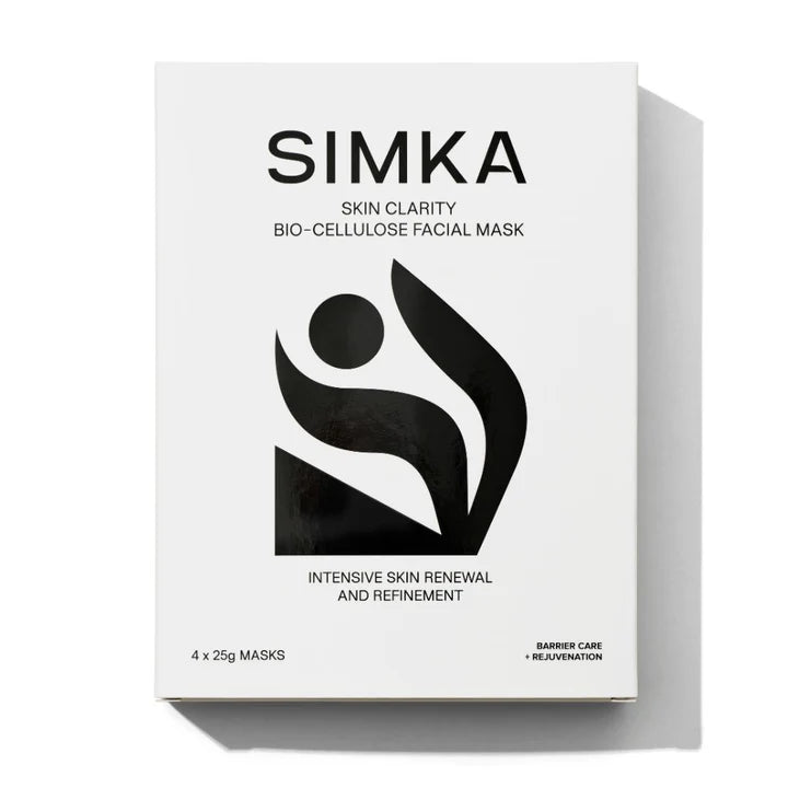 Simka Skin Clarity Bio-Cellulose Facial Mask (4 pack)